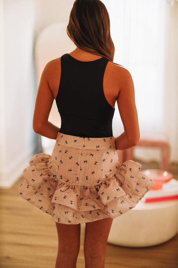 Tiny Ribbons Skort - Mauve-HAZEL & OLIVE-Small-