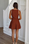 Urban Chic Sweater Dress - Mocha Rust-HAZEL & OLIVE-Small-