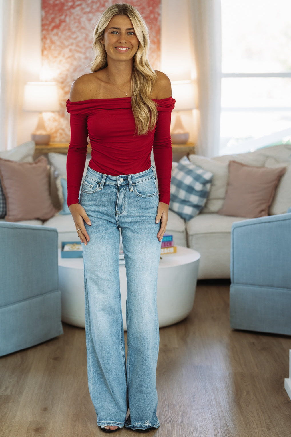 Hazel & Olive V3651 Everyday Jeans - Medium Wash