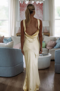 Hazel & Olive VID53165 Full of Love Maxi Dress - Light Yellow