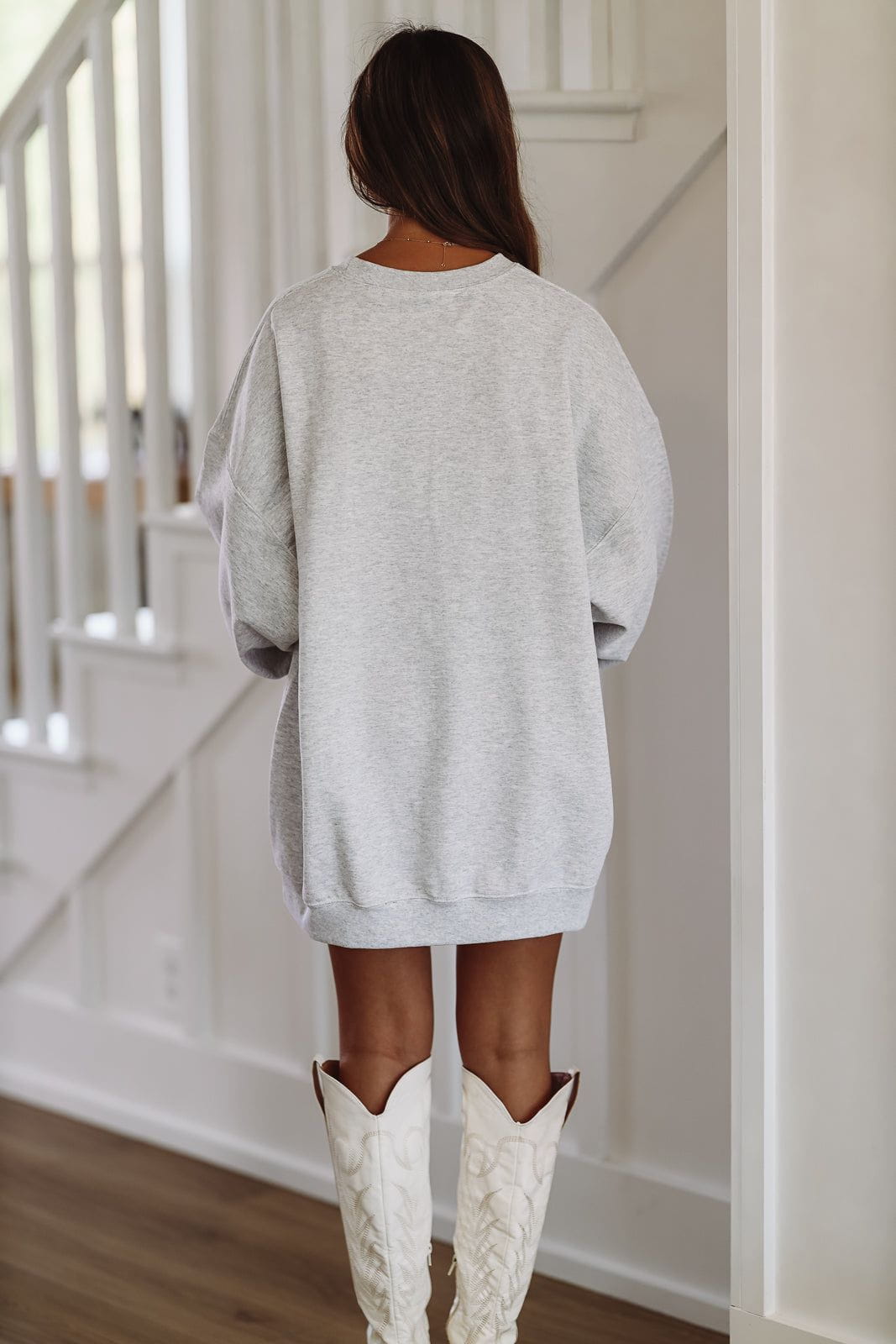Vintage Dallas Football Oversized Sweatshirt - Grey – Hazel & Olive