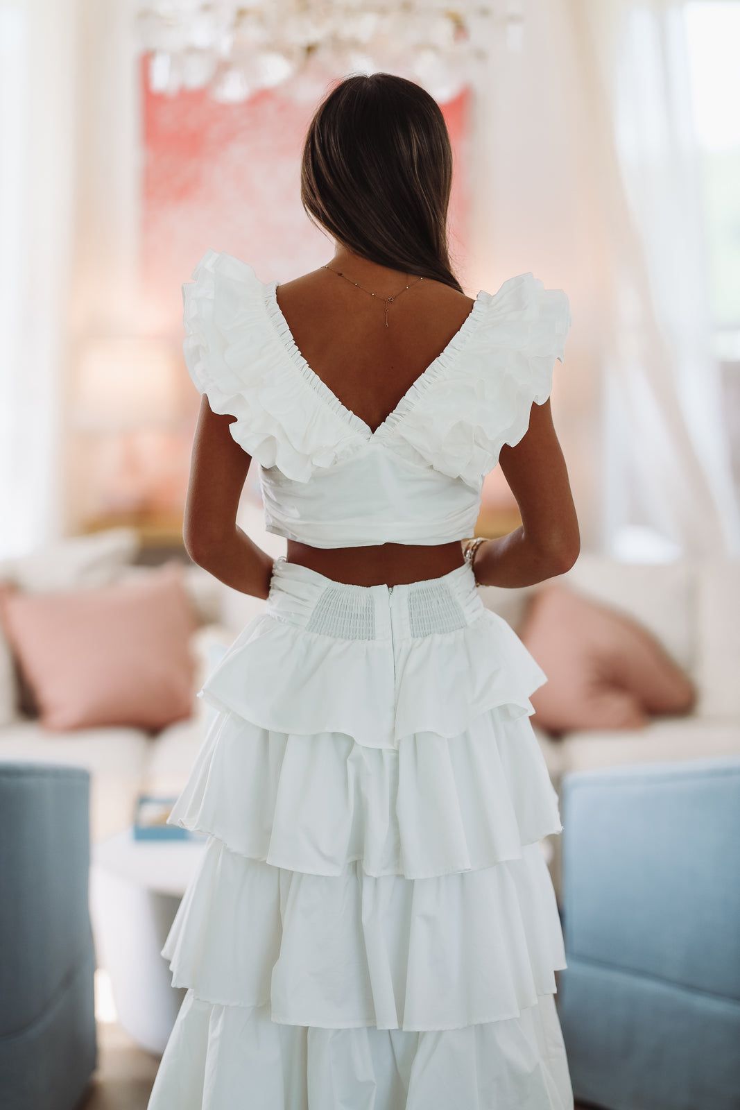 Lemon Zest Maxi Skirt - White – Hazel & Olive