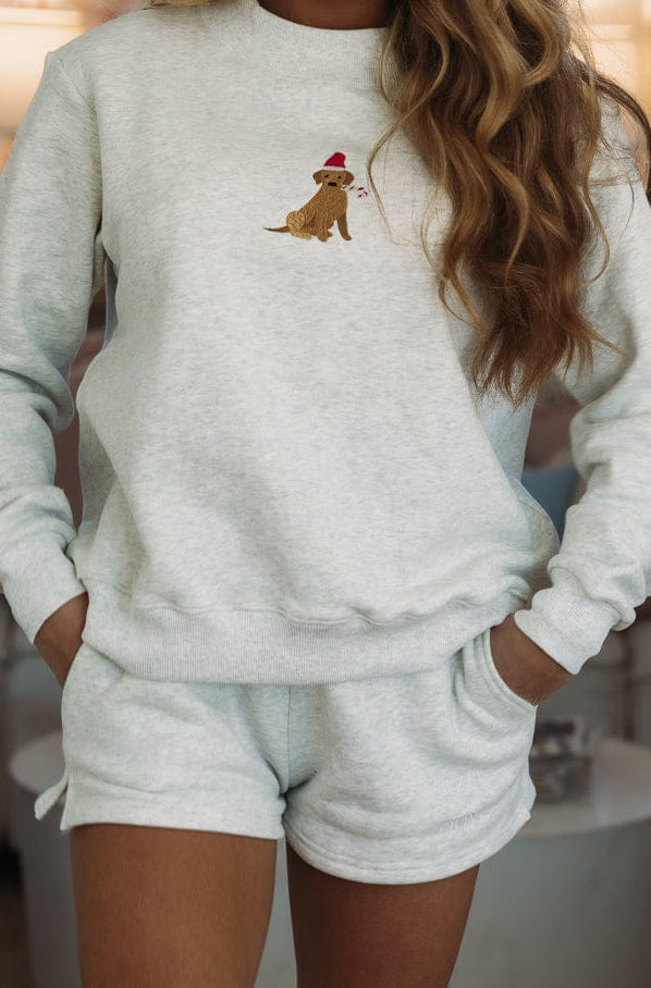 Hazel & Olive W79 H&O Sweat Shorts - Heather Grey