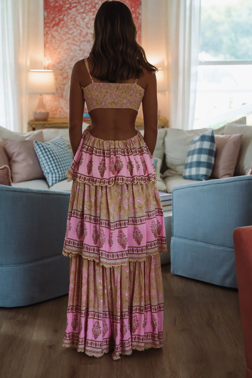 Wayward Maxi Dress - Yellow, Pink and Cream, Large | Hazel and Olive | Boutique Fashion Wayward Maxi Dress - Yellow, Pink and Cream, Large | Hazel and Olive | Boutique Fashion