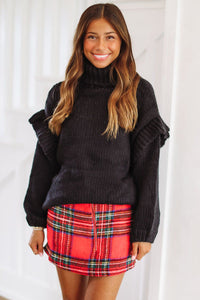 Weekend Love Sweater - Black-HAZEL & OLIVE-Small-