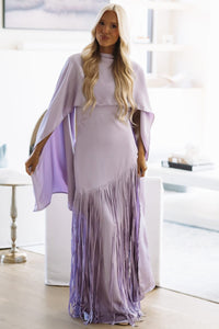 JO14Y Stay the Night Away Maxi Dress - Light Purple