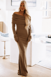 Quietly Captivating Maxi Dress - Mocha – Hazel & Olive
