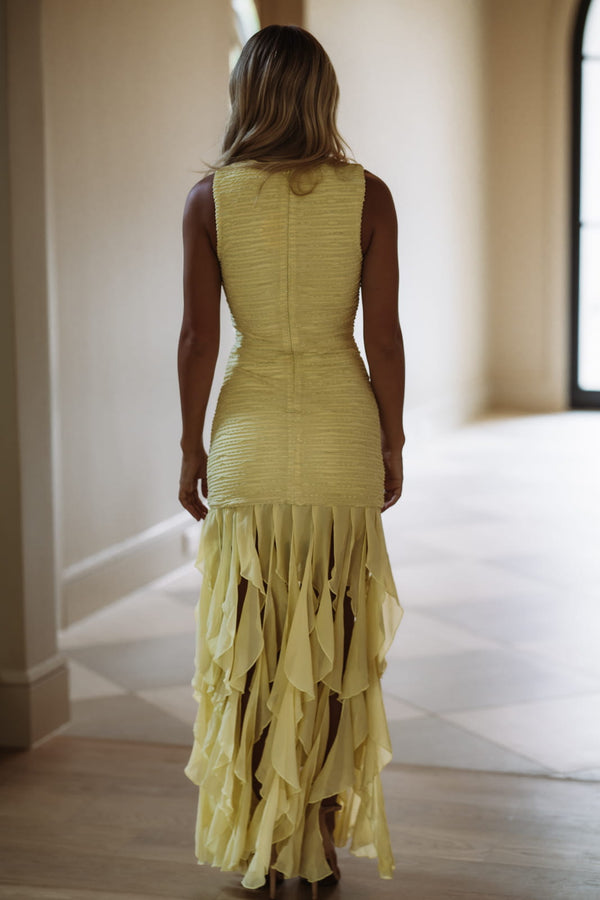 LD12742 Riviera Romance Maxi Dress - Yellow