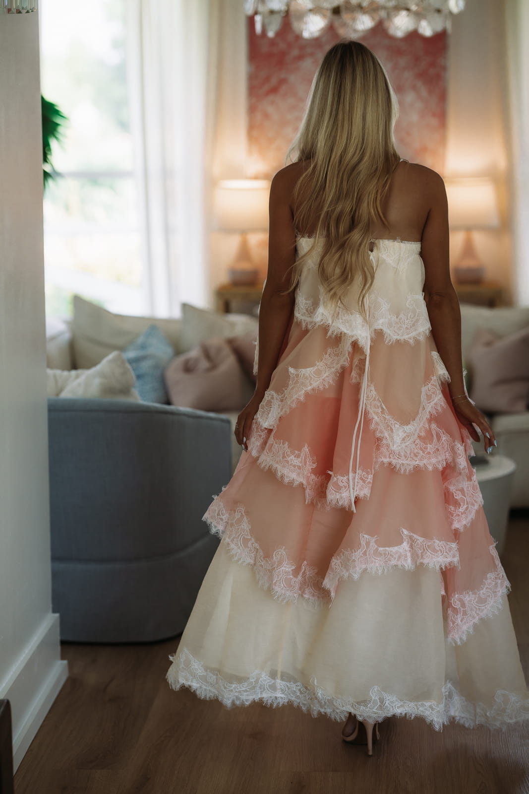 LD1849 Love Letters Maxi Dress - Pink