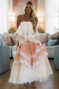 LD1849 Love Letters Maxi Dress - Pink