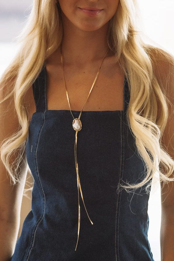 MN/B0330/1 The Final Detail Necklace - Gold