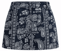 MP6380 Boots & Bandanas Skort - Dark Denim