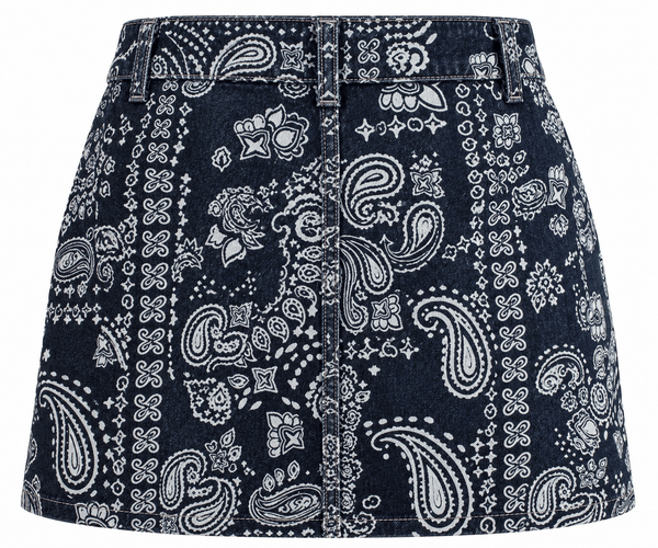 MP6380 Boots & Bandanas Skort - Dark Denim