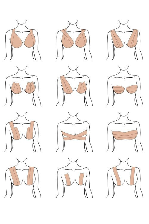 Boob Tape - Beige-Hazel & Olive-One Size-