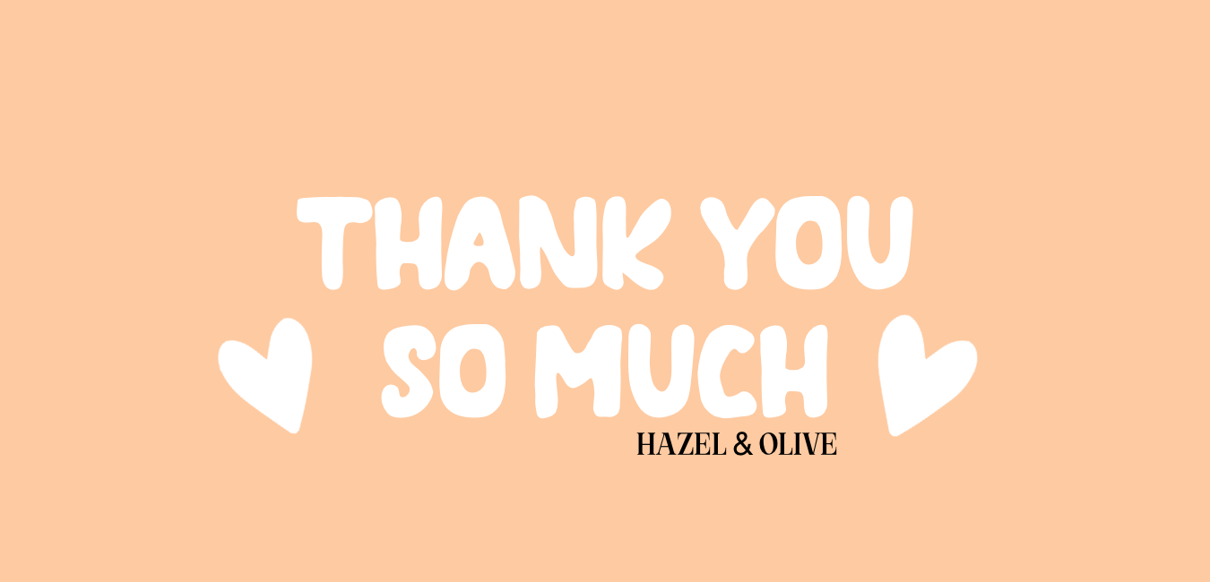 Hazel & Olive Thank You E-Giftcard-Gift Cards-Hazel & Olive-$10.00-